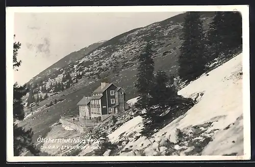 AK Ötscherschutzhaus, Berghütte D. u. Ö. A. V. Sektion Ö. T. K. Wien