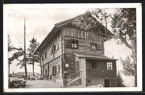 AK Schutzhaus, Berghütte am Pinkenkogel des Semmering