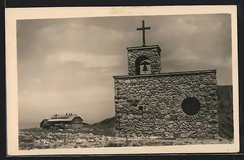 AK Karl Ludwighaus, Berghütte des D. A. V. Zweig Touristenklub Gruppe Wien