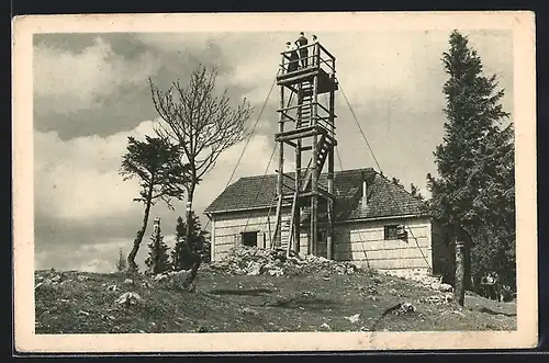 AK Waldeggerhütte, Berghütte des Oe. T.-K. auf der Hohen Wand