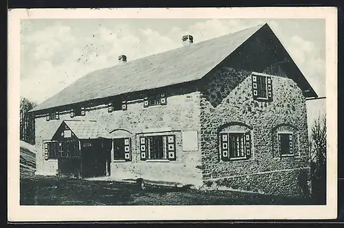 AK Franz Krebs-Schutzhaus am Schöpfl, Gruppe Wienerwald