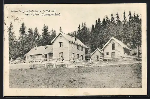AK Unterberg-Schutzhaus, Berghütte des österreichischen Touristenklub