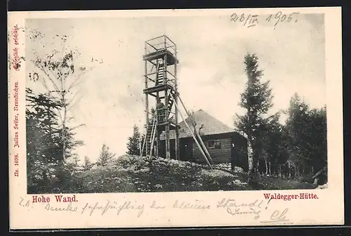 AK Waldegger-Hütte, Berghütte an der Hohen Wand
