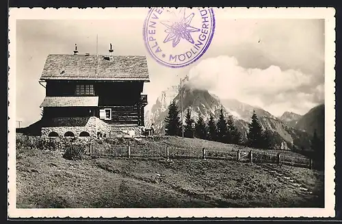 AK Mödlinger-Hütte gegen den Grossen Ödstein