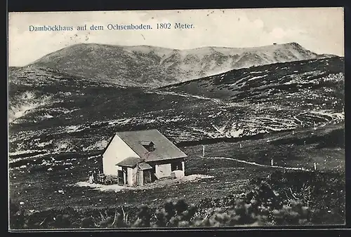 AK Damböckhaus, Berghütte auf dem Ochsenboden