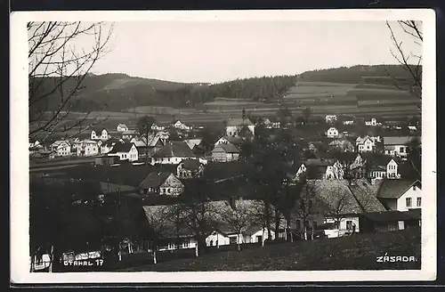 AK Zásada, Ortsansicht mit Blick ins Land