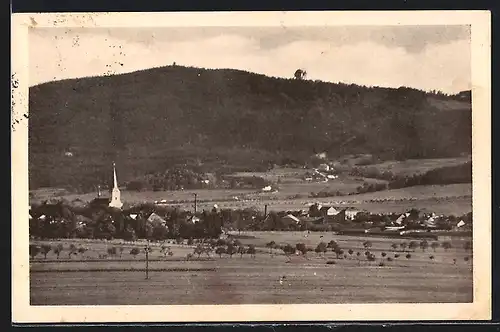 AK Bistritz am Hostein, Ortsansicht mit Umgebung