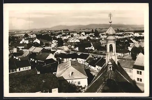 AK Hulin, Celkovy pohled, Totale über die Stadt