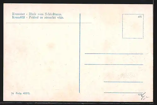 AK Kremsier, Blick vom Schlossturm