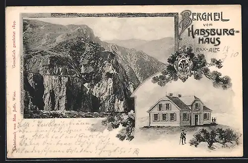 AK Habsburg-Haus auf der Rax-Alpe