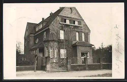 Foto-AK Soest, In der Paulistrasse 7 im Jahr 1927