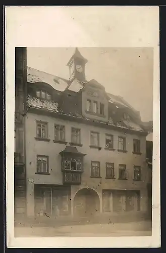 Foto-AK Zwickau, Haus in der Klosterstrasse 1