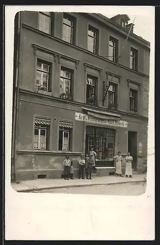 Foto-AK Nürnberg, Bäckerei Jakob Albrecht im Jahr 1912