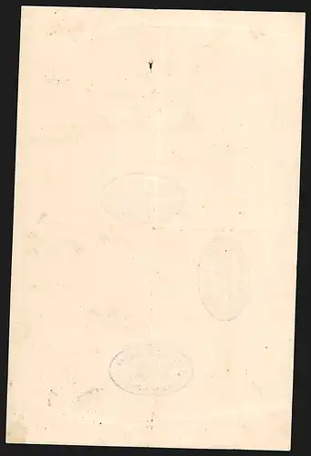Rechnung Karlsruhe 1911, Friedrich Klett, Gravir- u. Präge-Anstalt, Kautschukstempel-Fabrik, Wappen