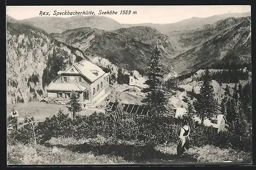 AK Speckbacherhütte aus der Vogelschau