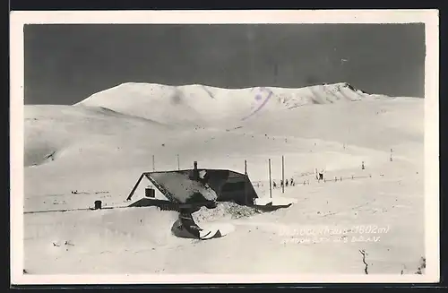 AK Damböckhaus im hohen Schnee