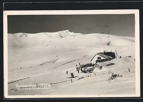 AK Damböckhaus im Schnee