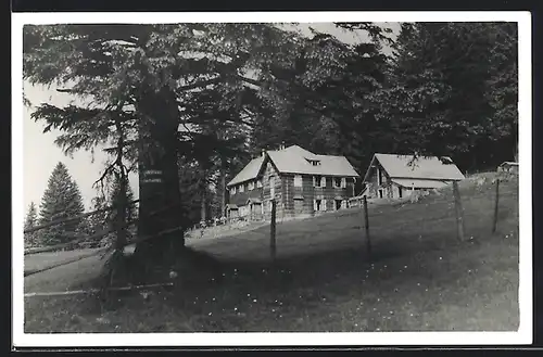 Foto-AK Unterberghaus am Hang