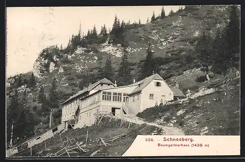 AK Baumgartnerhaus am Schneeberg