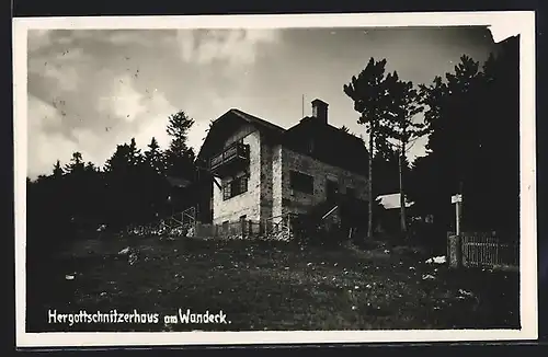 AK Herrgottschnitzerhaus am Wandeck, Pächter: F.u.M. Schwarzinger