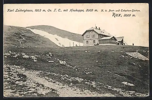 AK Karl Ludwighaus mit Heukuppe, Rax