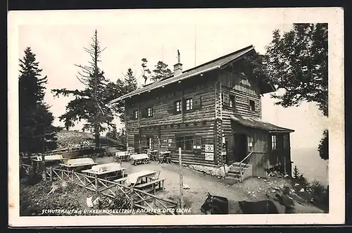 AK Schutzhaus am Pinkenkogel, Pächter Otto Lache