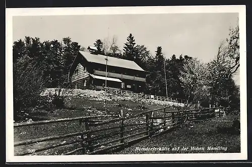 AK Berndorferhütte, Berghütte auf der Hohen Mandling