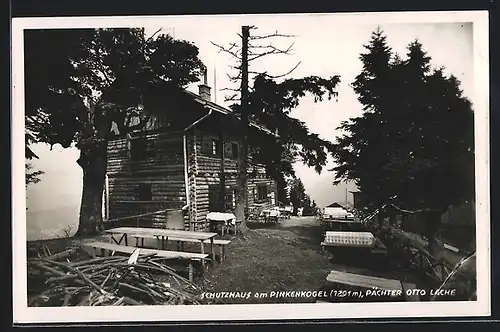 AK Pinkenkogel-Schutzhaus, Berghütte v. O. Lache