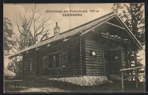 AK Schutzhaus, Berghütte am Pinkenkogel des Semmering