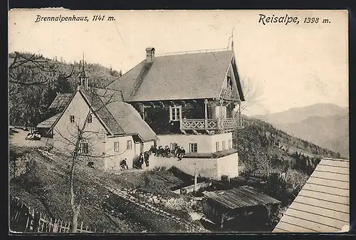 AK Brennalpenhaus a.d. Reisalpe, Gesamtansicht