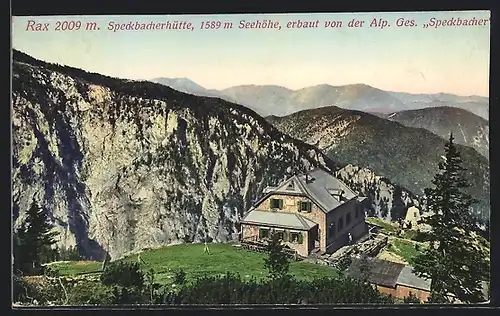 AK Speckbacherhütte, Berghütte an der Rax