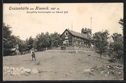 AK Enzianhütte, Berghütte am Kieneck Bes.: Eduard Dell