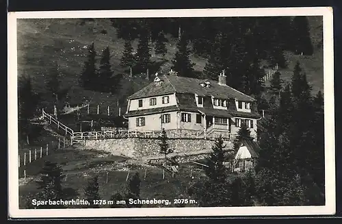 AK Sparbacherhütte am Schneeberg