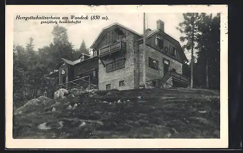 AK Herrgottschnitzerhaus am Wandeck