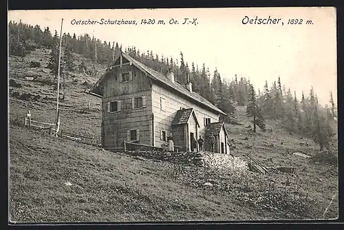 AK Oetscher-Schutzhaus Oetscher mit Gästen