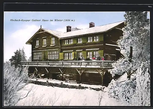 AK Hocheck-Kaspar Geitner Haus im Winter