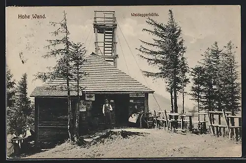 AK Waldegger Hütte auf der Hohen Wand