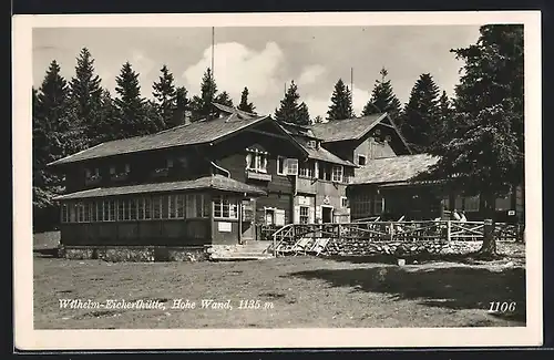 AK Wilhelm-Eicherthütte, Hohe Wand