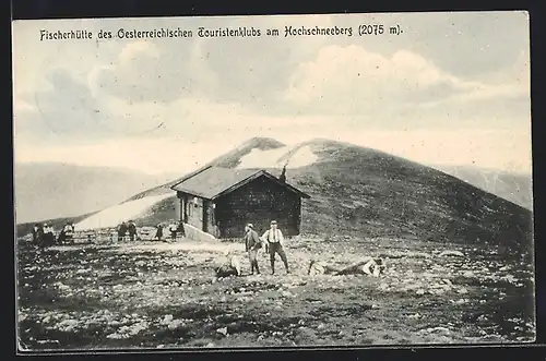 AK Fischerhütte am Kaiserstein, Ansicht mit Umgebung