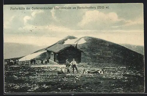 AK Fischerhütte am Kaiserstein, Ansicht mit Umgebung