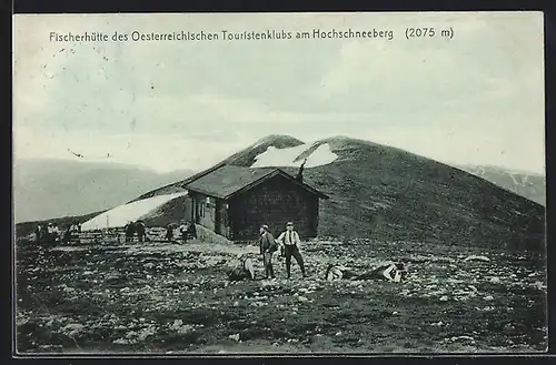 AK Fischerhütte am Kaiserstein, Ansicht mit Umgebung