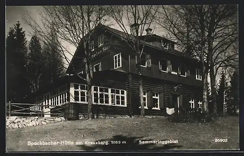 AK Speckbacher-Hütte am Kreuzberg