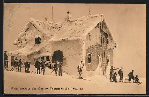 AK Reisalpenhaus des Österr. Touristenklubs im Winter