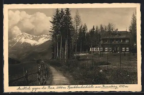 AK Speckbacherhütte am Kreuzeberg