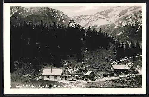 AK Friedr. Schüler Alpenhaus Sonnenwendstein