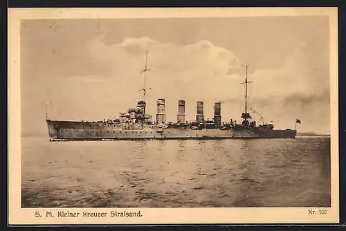 AK S. M. Kleiner Kreuzer Stralsund