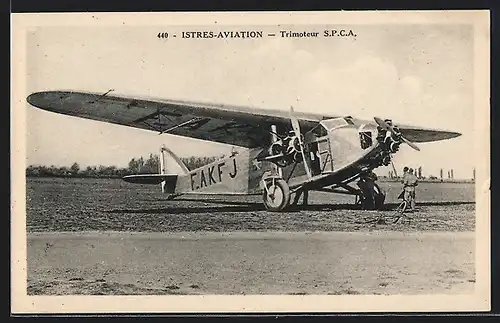 AK Istres-Aviation, Trimoteur S. C. A., Flugzeug