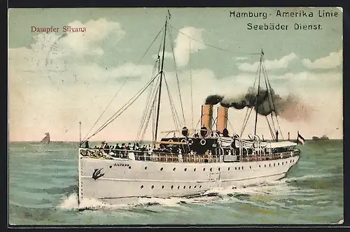 AK Damper Silvana, Hamburg-Amerika Linie