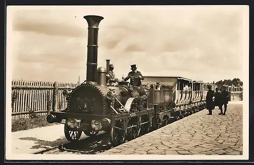 AK Nürnberg, Reichsbahn Ausstellung 1935, Ludwigseisenbahn