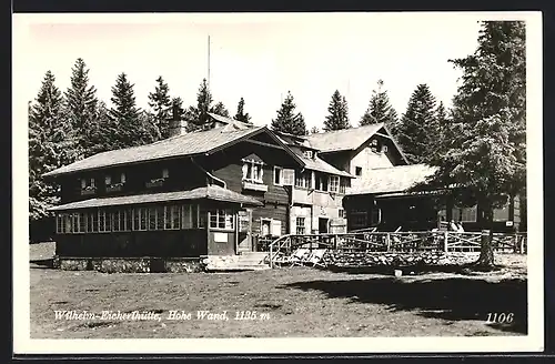 AK Wilhelm-Eicherthütte, Ansicht der Hütte
